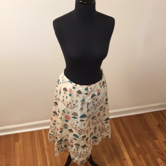 NWT Toile Spring Scenes Skirt - Picture 8 of 8